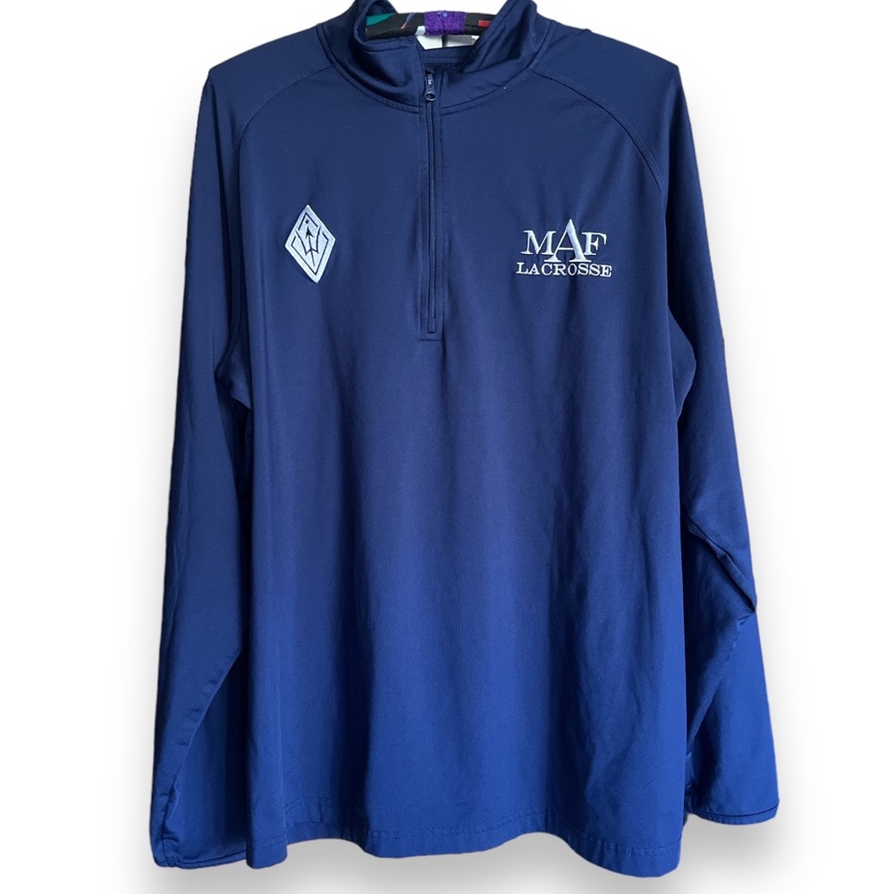 Men’s MAF Lacrosse Quarter Zip Pullover Size XL